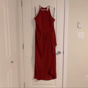 Ever New (Forever New) Abbey Wrap Maxi Dress - Rust - size 12US (16AUS)